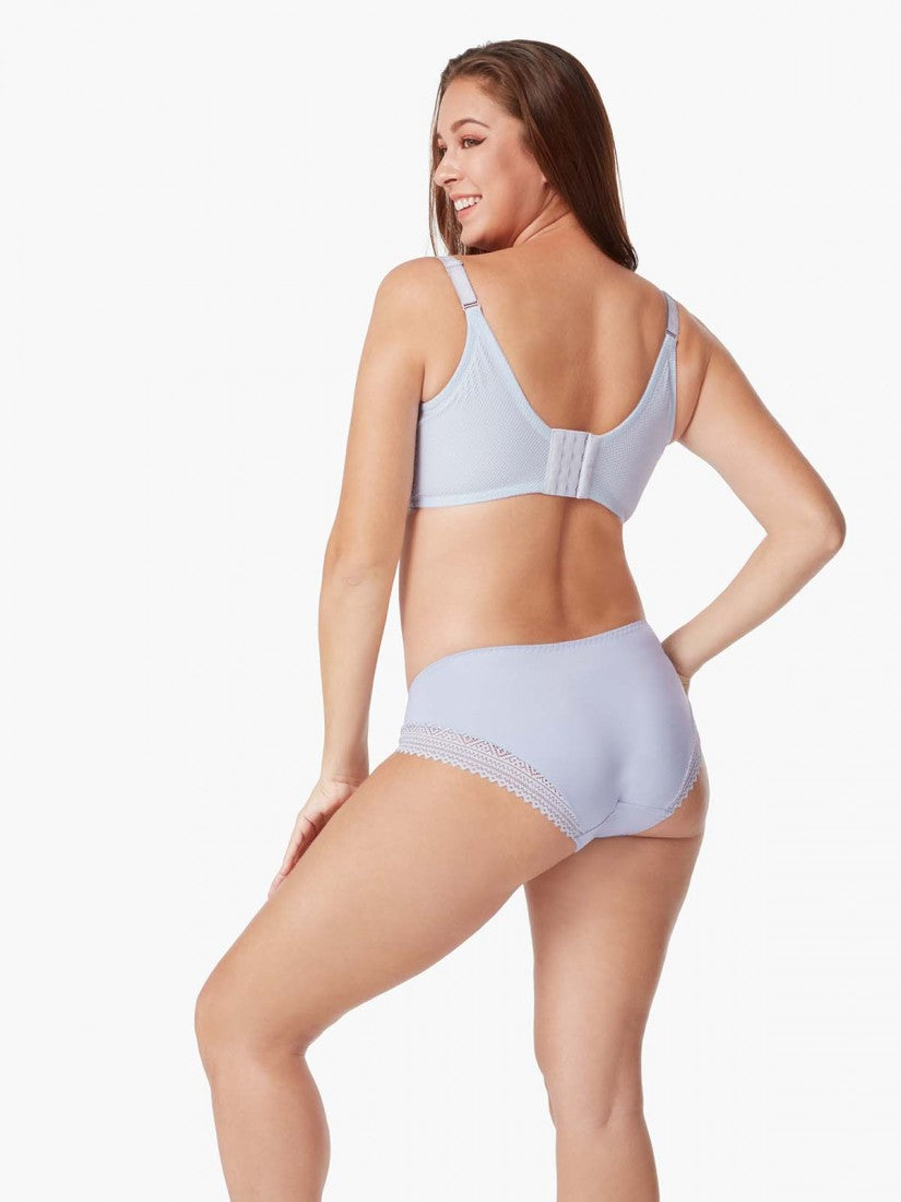 Lace Deep V Soft Cup Bra (Cup C-E)