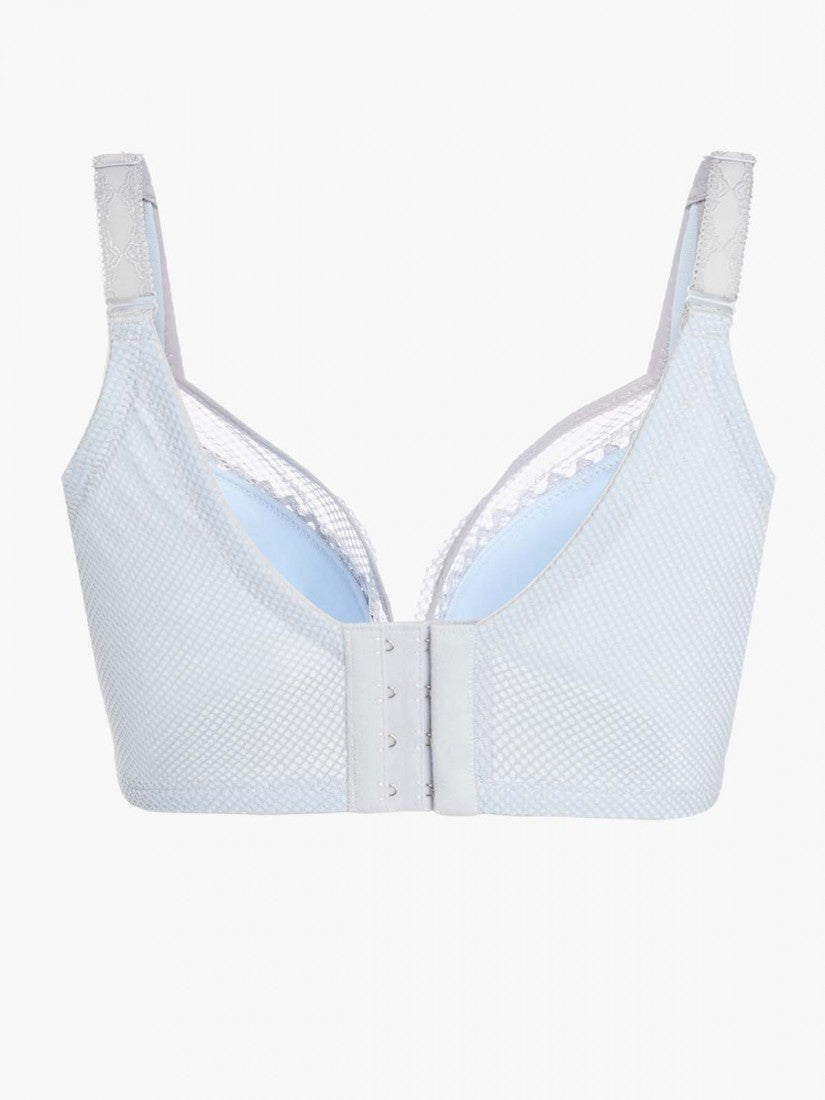 Lace Deep V Soft Cup Bra (Cup F-G)