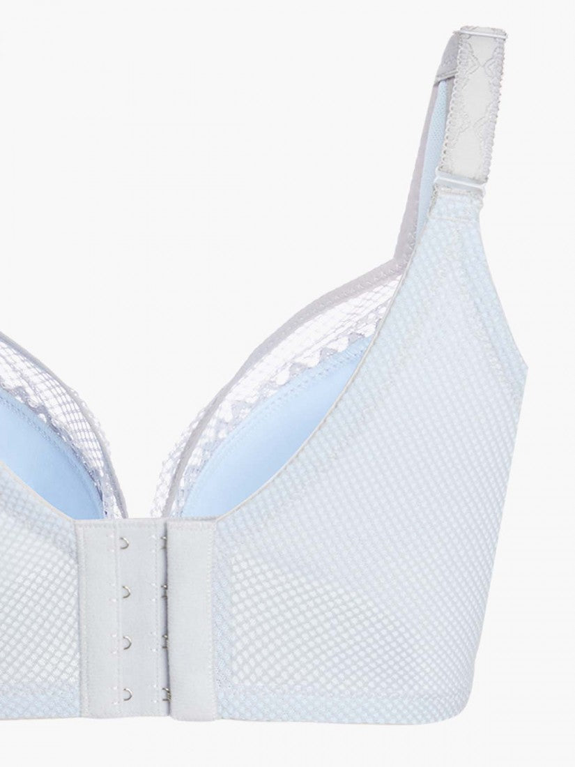 Lace Deep V Soft Cup Bra (Cup F-G)