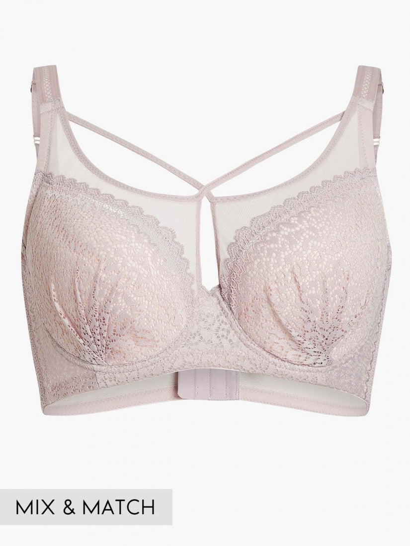 Front Cross Soft Cup Bra (Cup F-G)