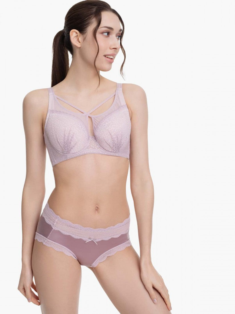 Front Cross Soft Cup Bra (Cup F-G)