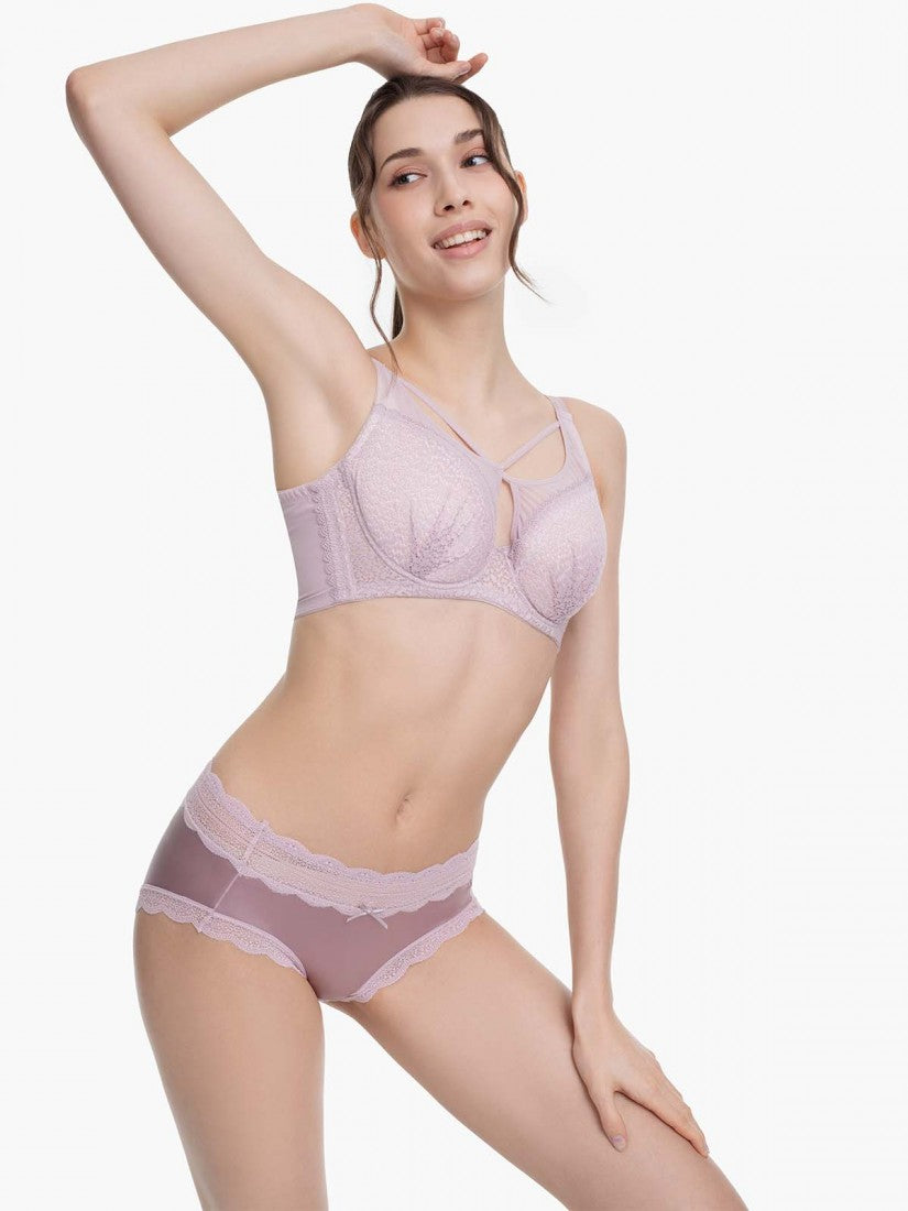 Front Cross Soft Cup Bra (Cup F-G)