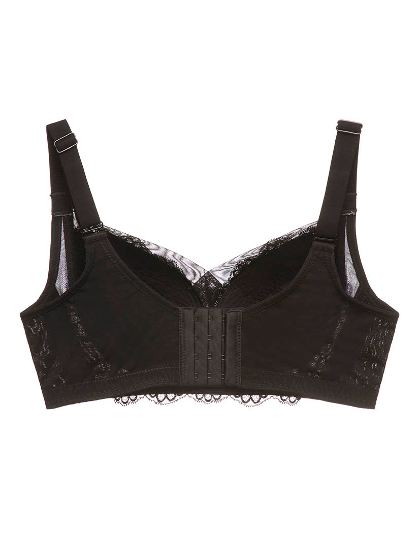 Lace Non-Wired Push in Bra (Cup D-G)