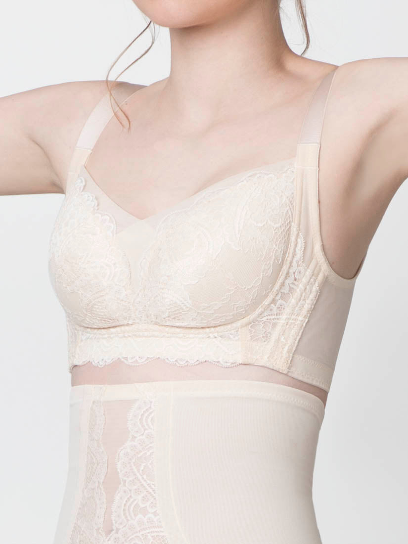 Lace Non-Wired Push in Bra (Cup D-G)