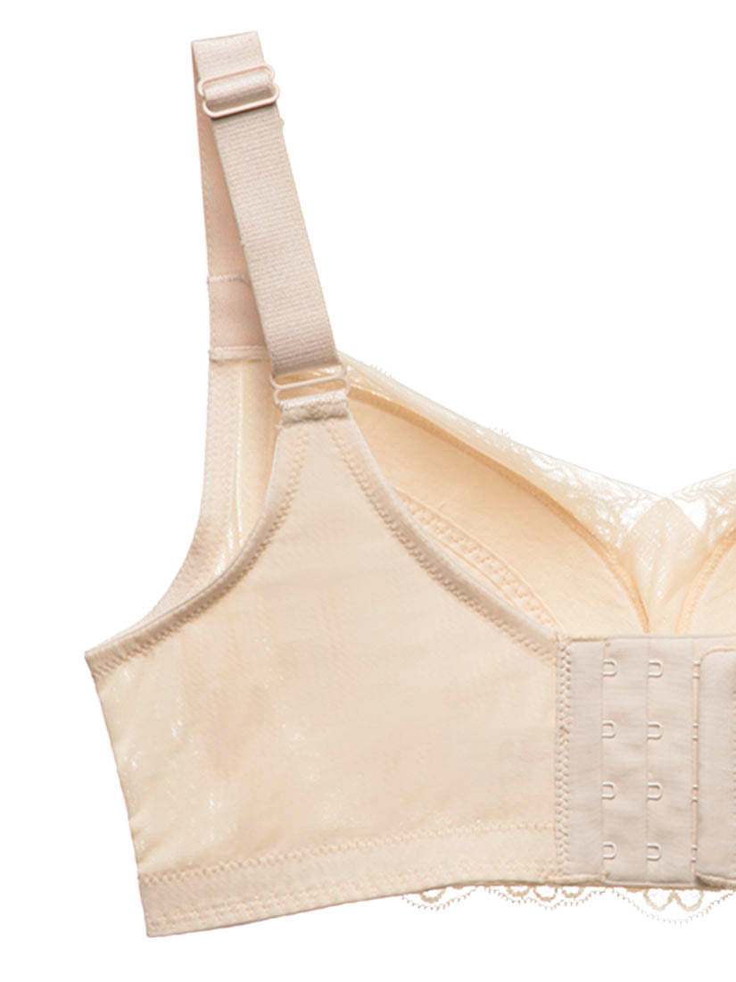 Lace Non-Wired Push in Bra (Cup D-G)