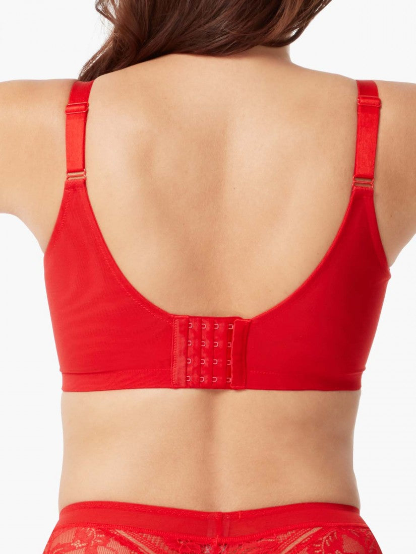 NiTi Shape-Memory Wire Soft Cup Plunge Bra ( Cup D-G )