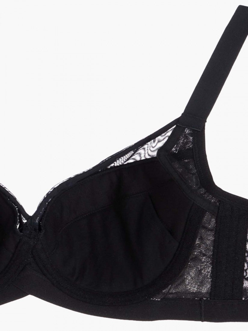 NiTi Shape-Memory Wire Soft Cup Bra (Cup D-G)