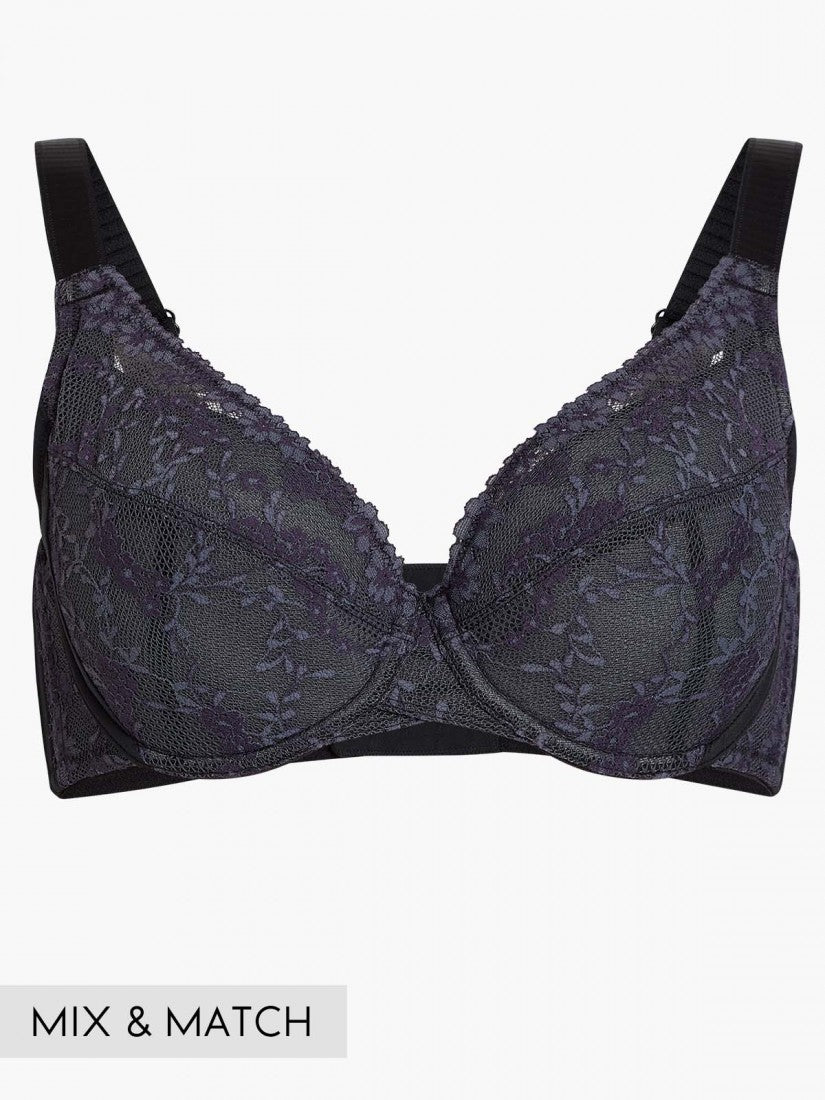 Lycra Wire Full Cup Bra (Cup D-H)