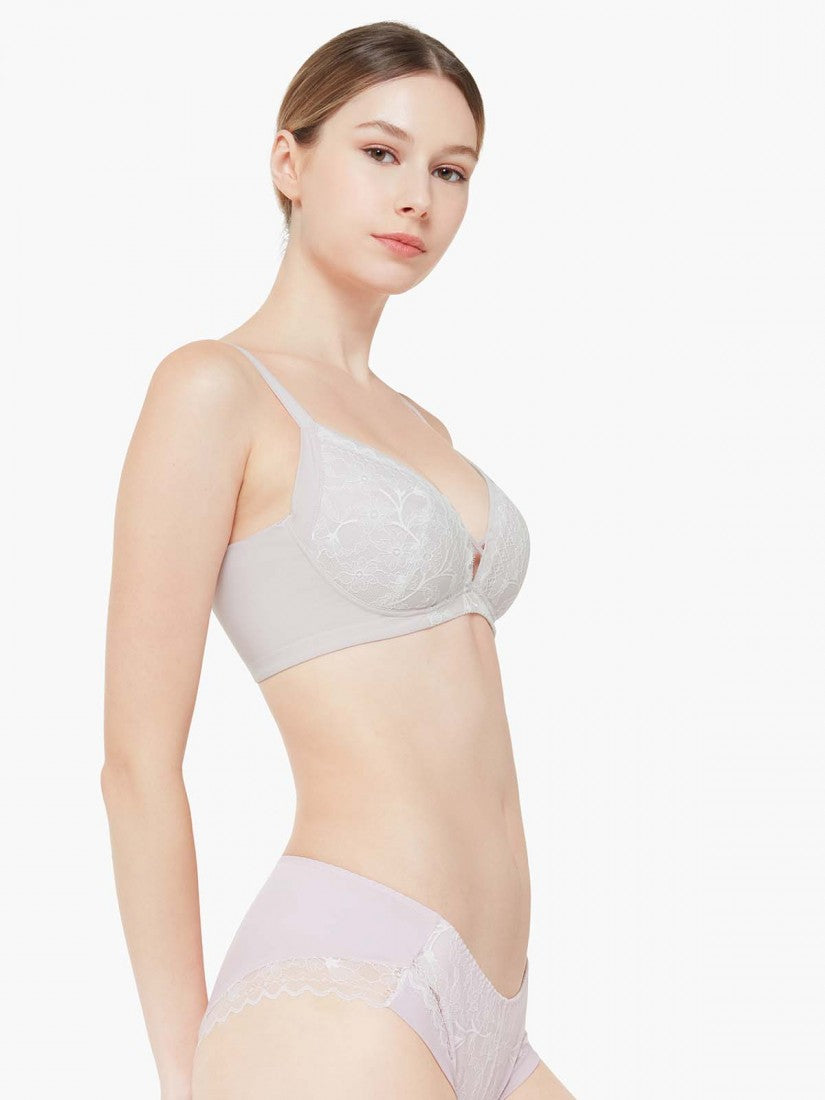 Lace Wireless Triangle Bra (Cup A-C)