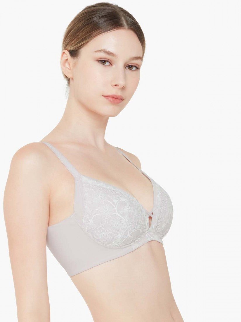 Lace Wireless Triangle Bra (Cup A-C)