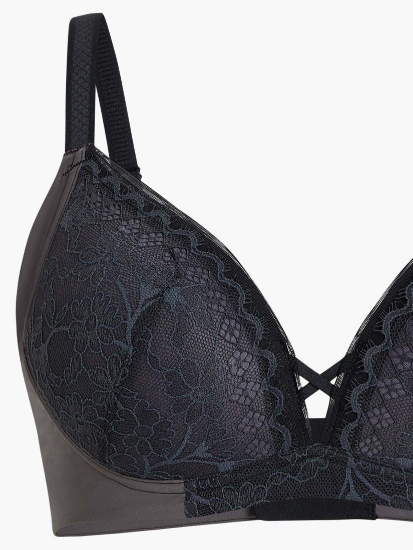 Lace Wireless Triangle Bra (Cup A-C)