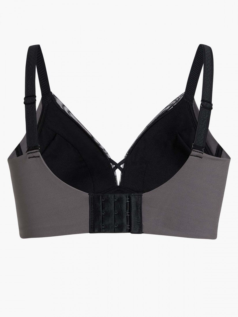 Lace Wireless Triangle Bra (Cup A-C)