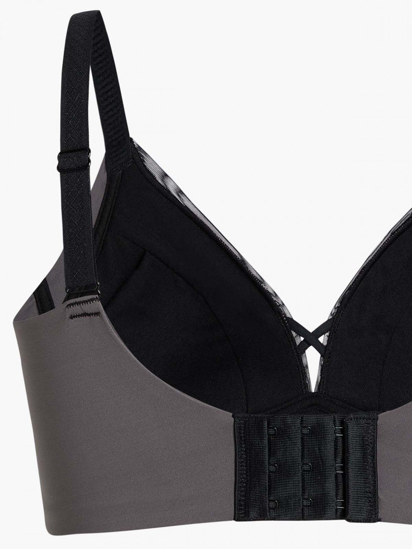 Lace Wireless Triangle Bra (Cup A-C)