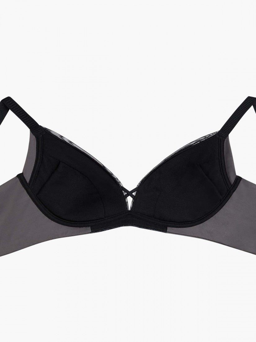Lace Wireless Triangle Bra (Cup A-C)
