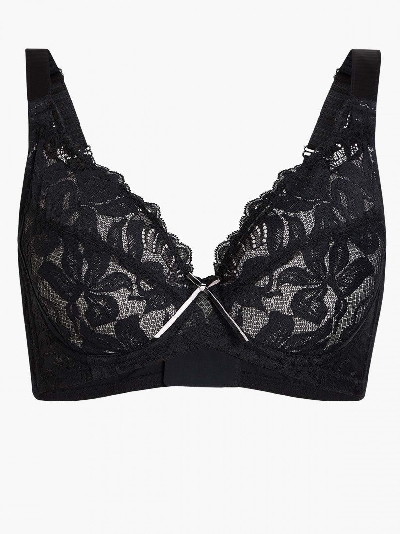 Lycra® Lace Full Cup Bra (Cup D-H)