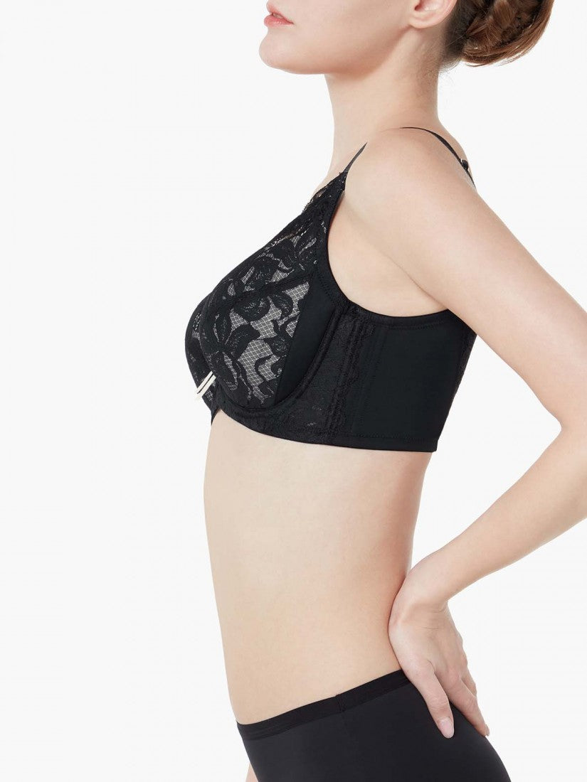 Lycra® Lace Full Cup Bra (Cup D-H)