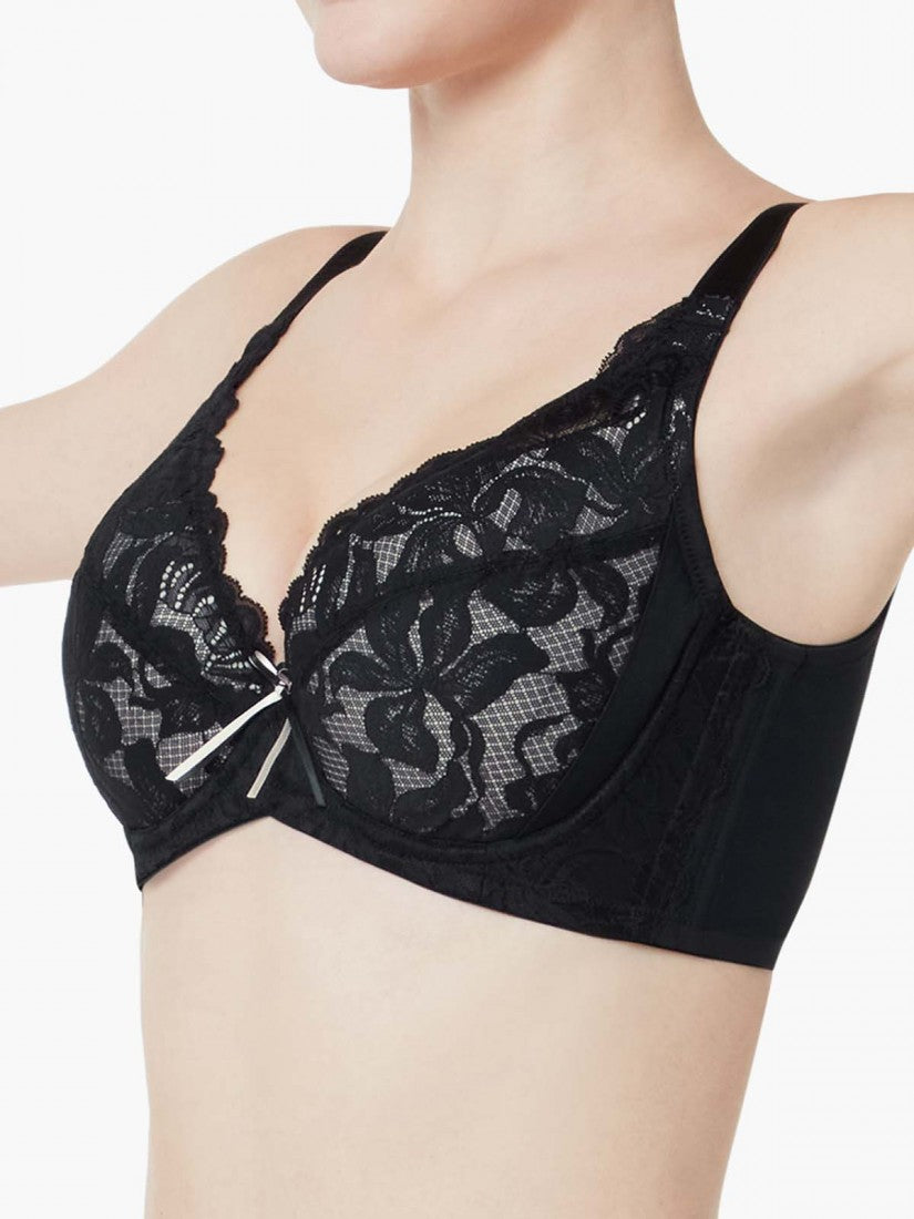 Lycra® Lace Full Cup Bra (Cup D-H)