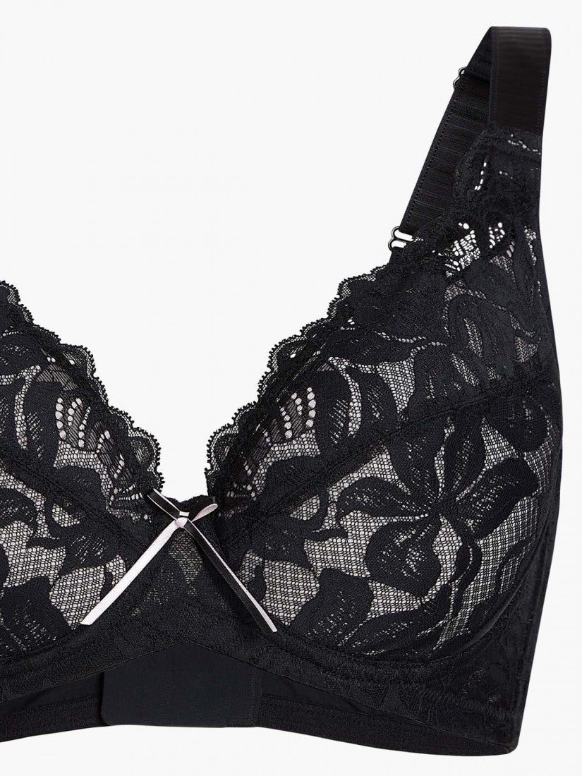 Lycra® Lace Full Cup Bra (Cup D-H)