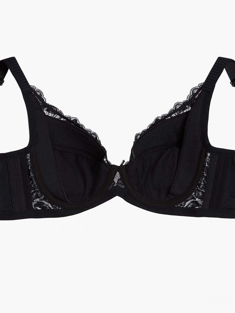 Lycra® Lace Full Cup Bra (Cup D-H)