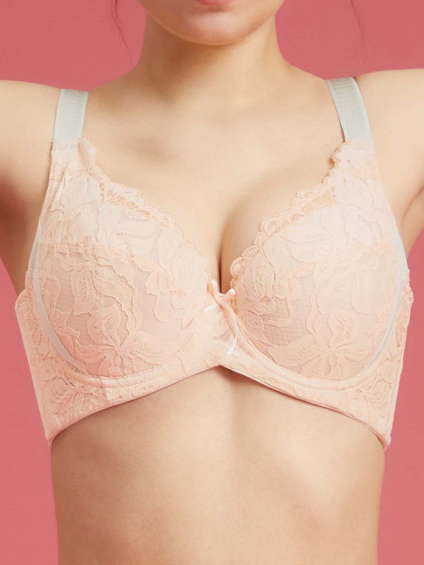 Lycra® Lace Full Cup Bra (Cup D-H)