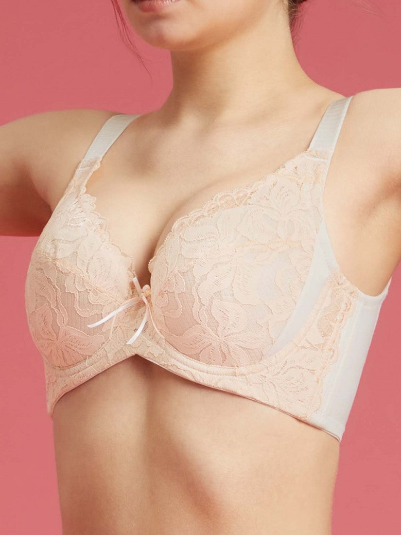 Lycra® Lace Full Cup Bra (Cup D-H)