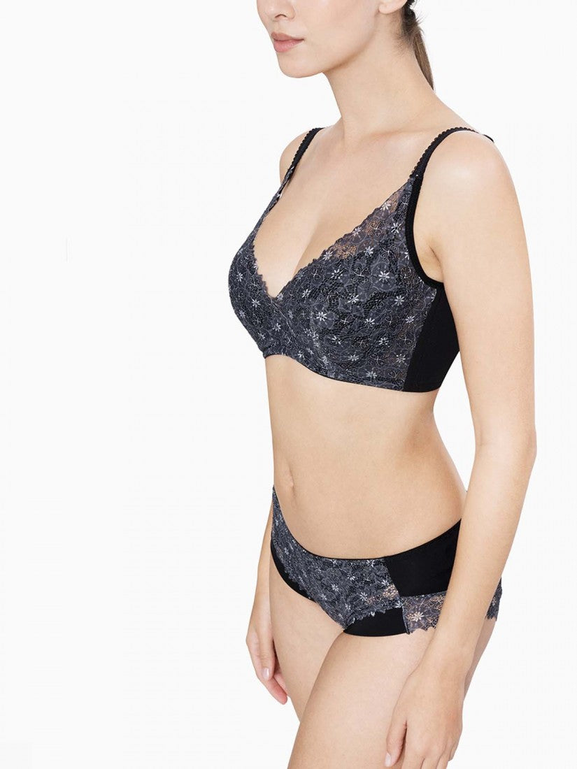 Deep V Push Up Moulded Bra (Cup B-D)