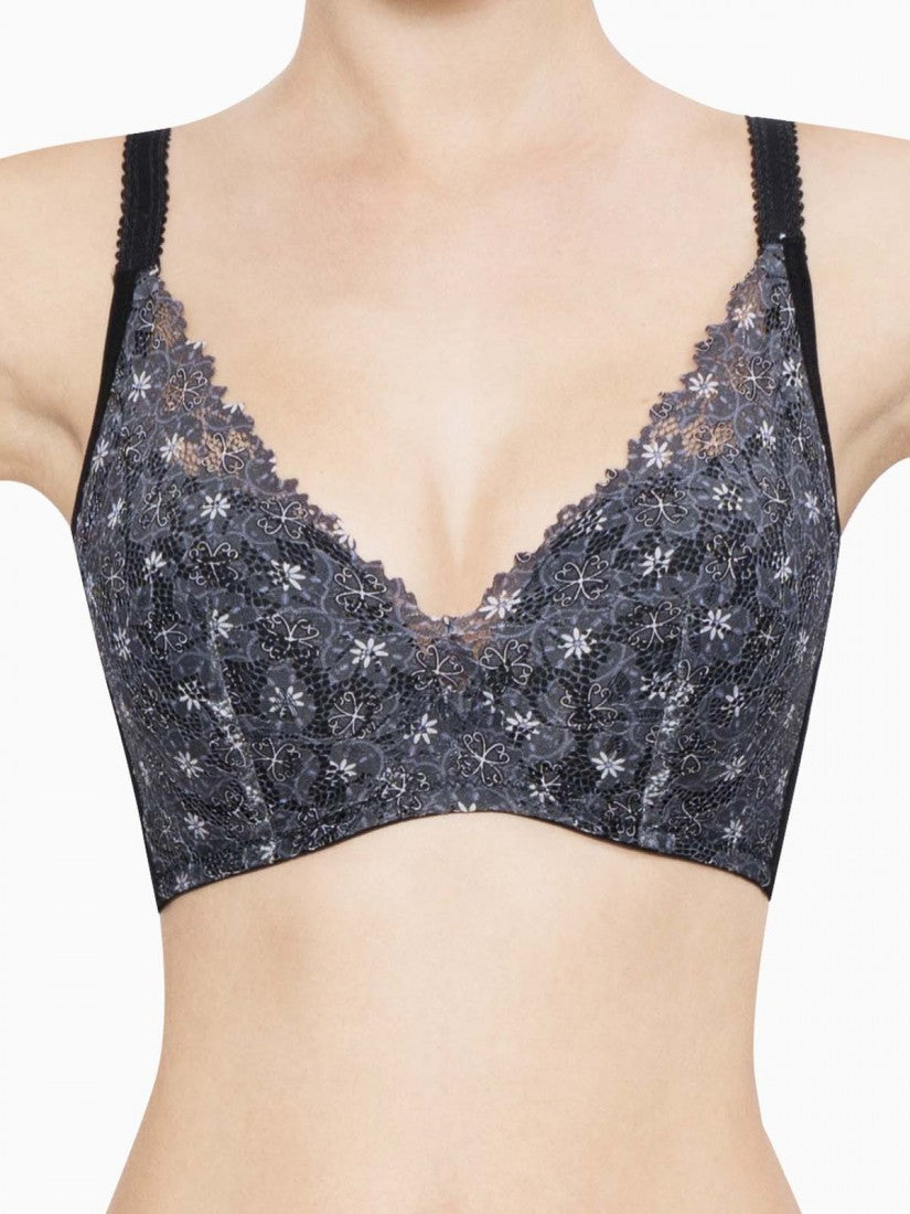 Deep V Push Up Moulded Bra (Cup B-D)