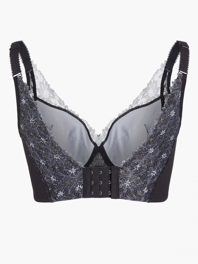 Deep V Push Up Moulded Bra (Cup B-D)