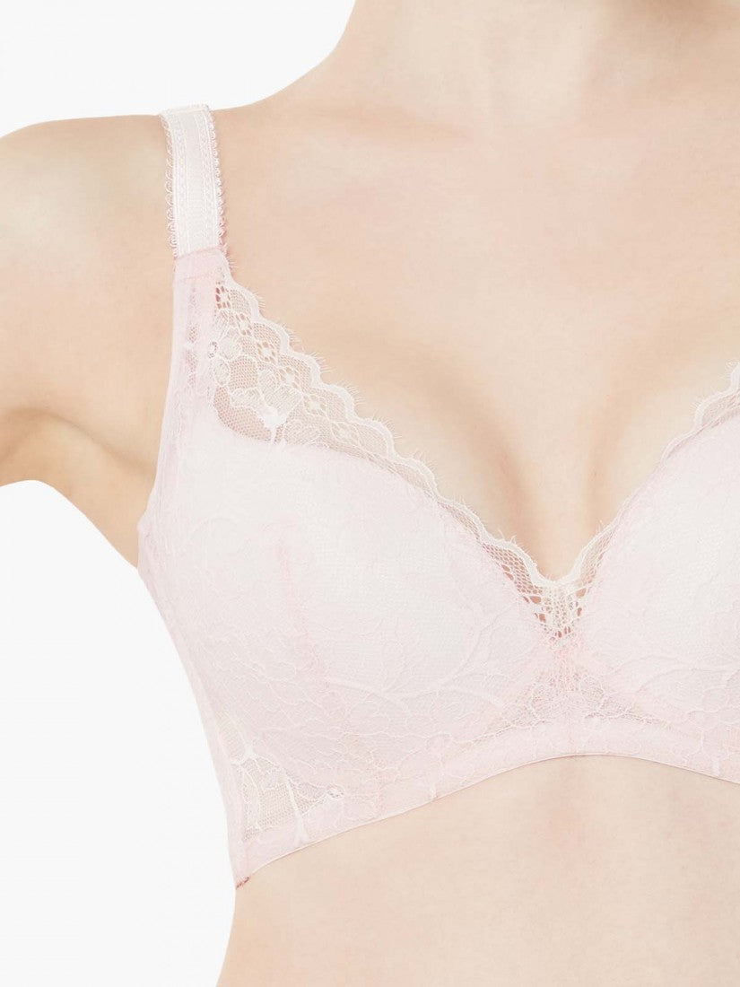 Memory Wire Deep V Push Up Moulded Bra (Cup B-D)