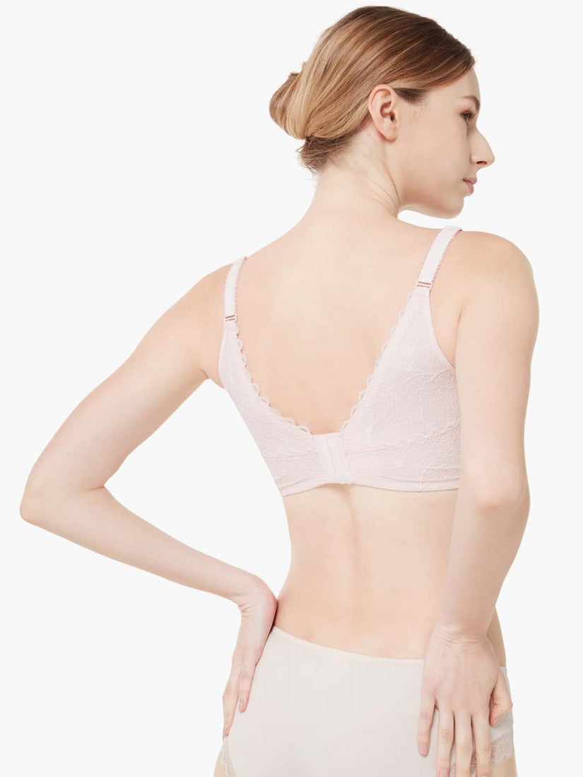 Memory Wire Deep V Push Up Moulded Bra (Cup B-D)