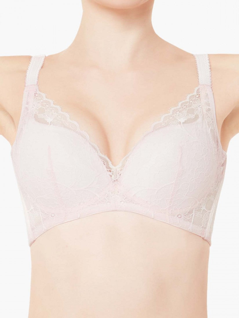 Memory Wire Deep V Push Up Moulded Bra (Cup B-D)
