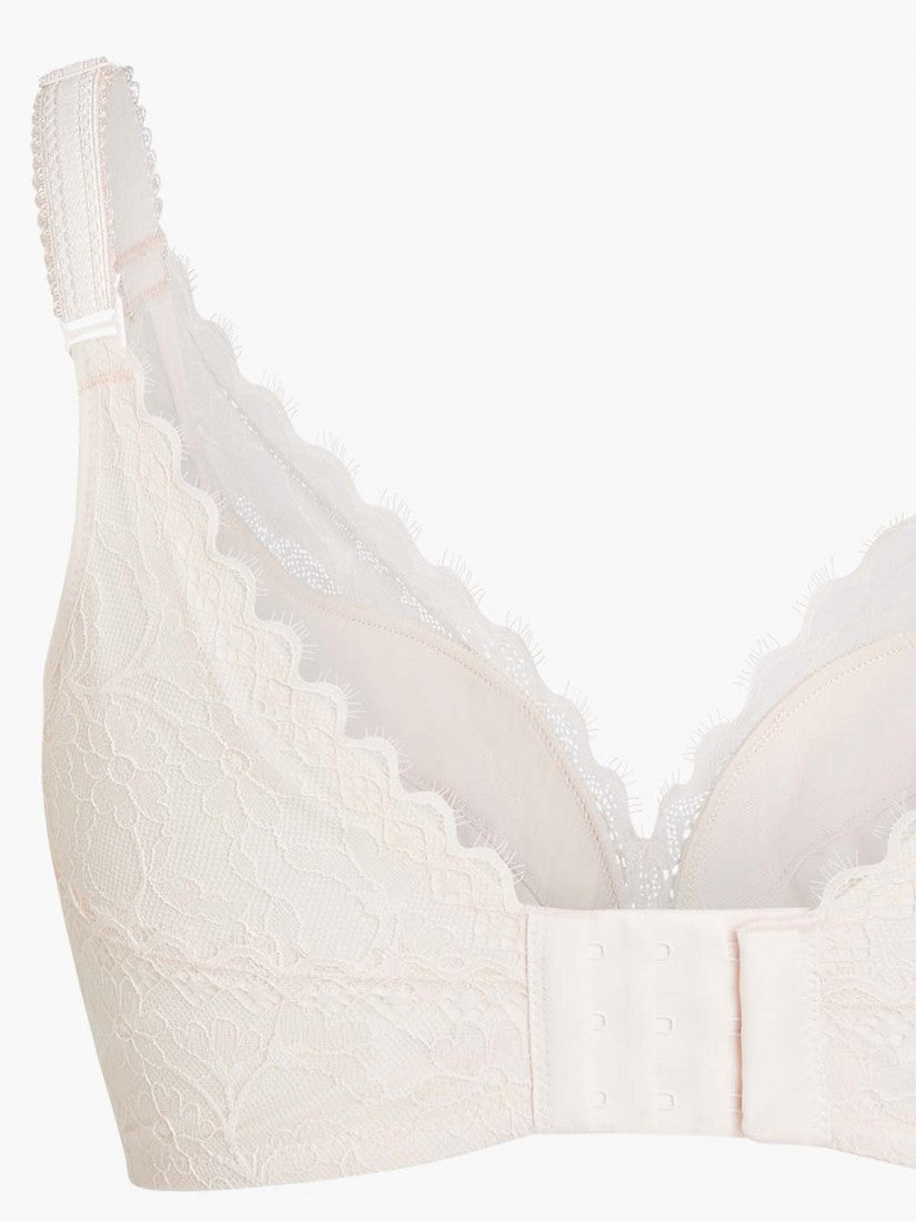 Memory Wire Deep V Push Up Moulded Bra (Cup B-D)