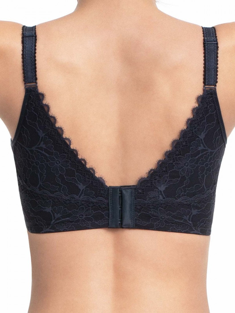 Memory Wire Deep V Push Up Moulded Bra (Cup B-D)