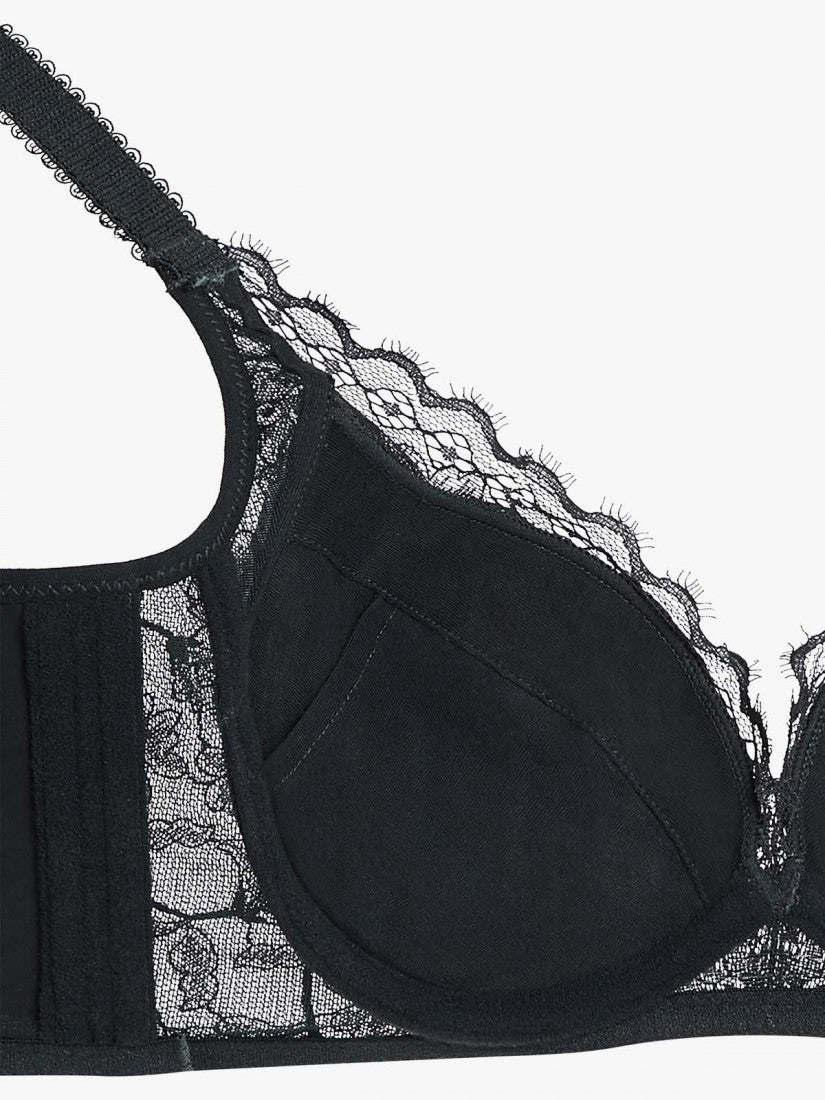 Memory Wire Deep V Push Up Moulded Bra (Cup B-D)