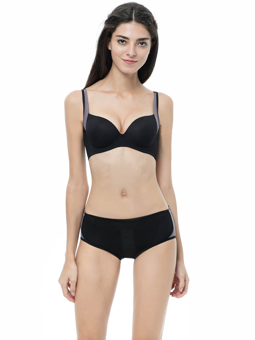 Breathable Moulded Sports Bra (CUP A-D)