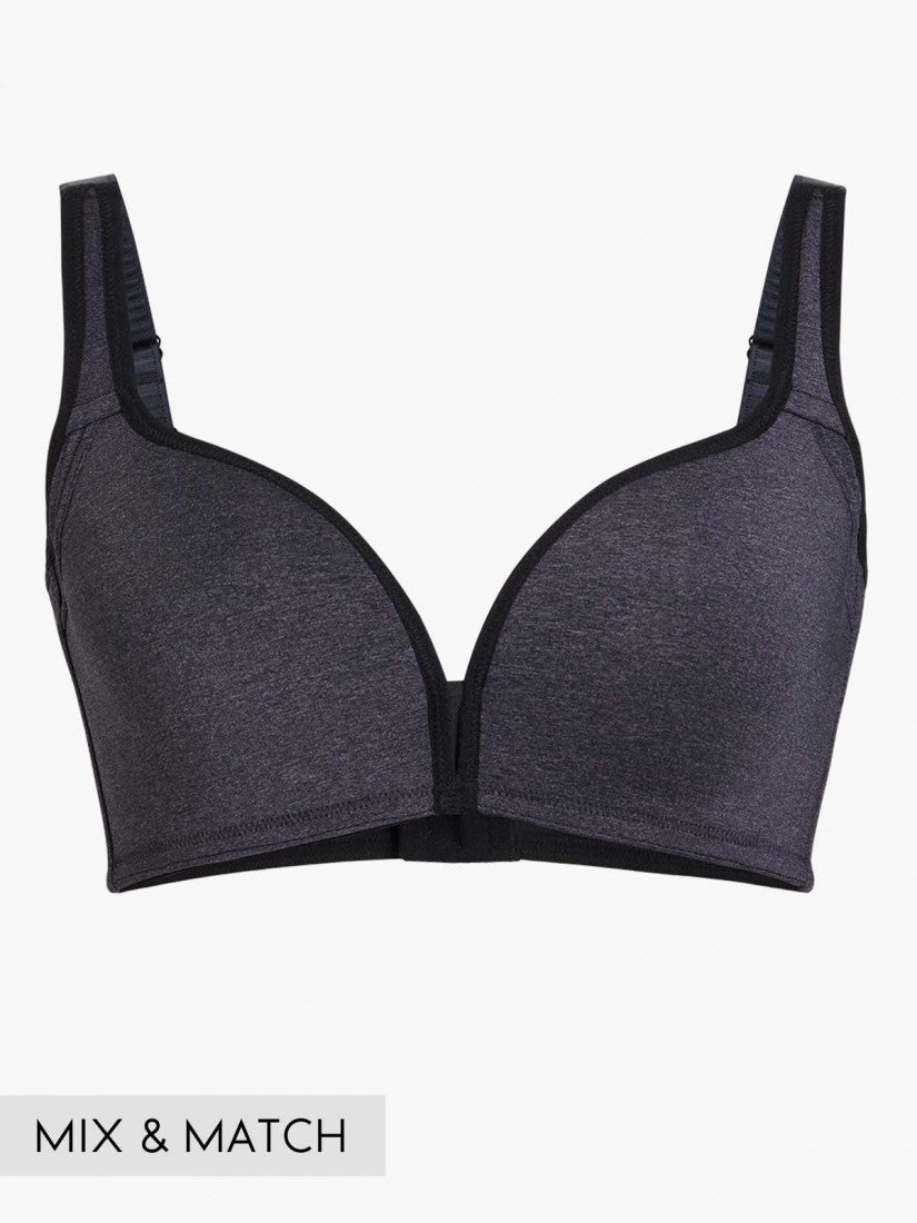 Deep V Wireless T-Shirt Bra (CUP B-C)