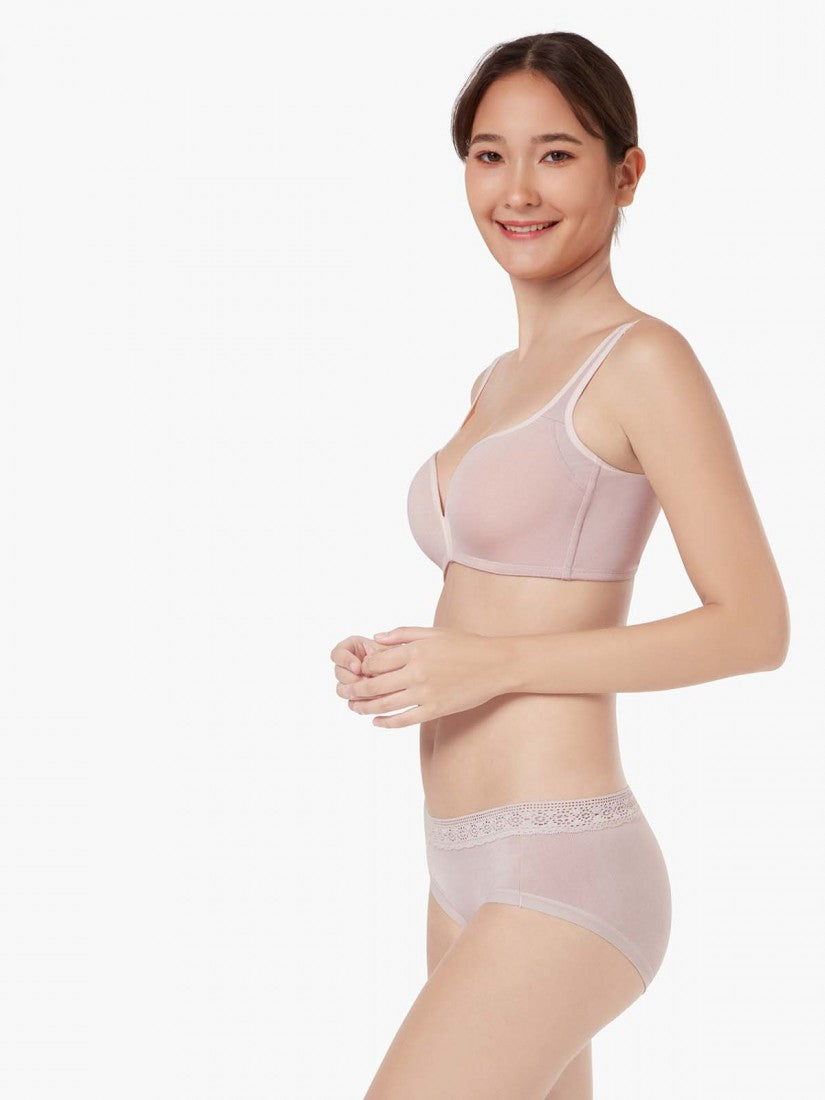 Deep V Wireless T-Shirt Bra (CUP B-C)