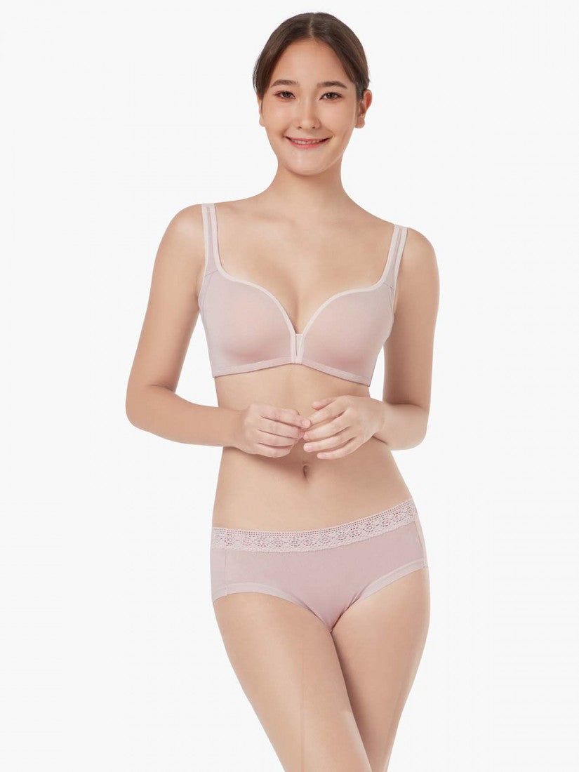 Deep V Wireless T-Shirt Bra (CUP B-C)
