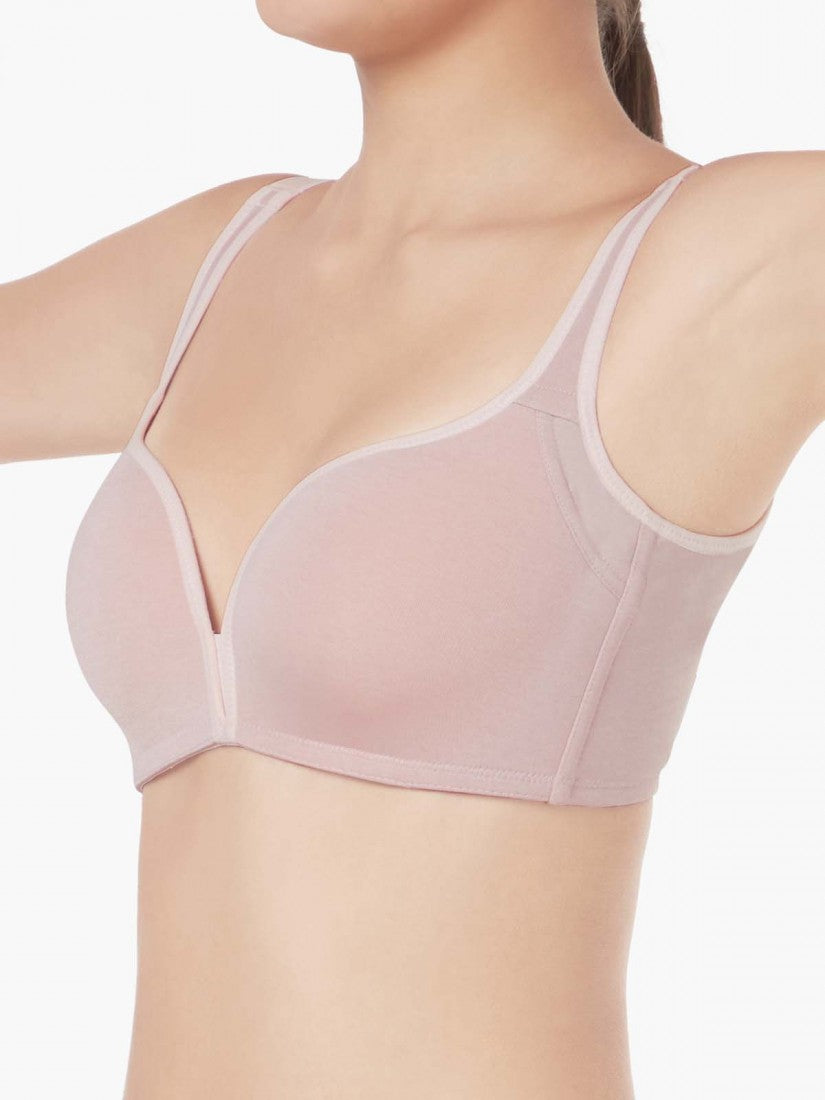 Deep V Wireless T-Shirt Bra (CUP B-C)