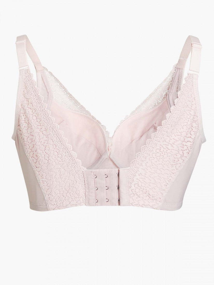 Lace Deep V Push Up Bra (Cup B-D)