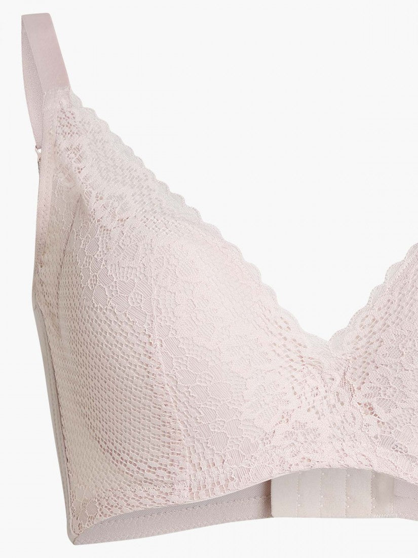 Lace Deep V Push Up Bra (Cup B-D)