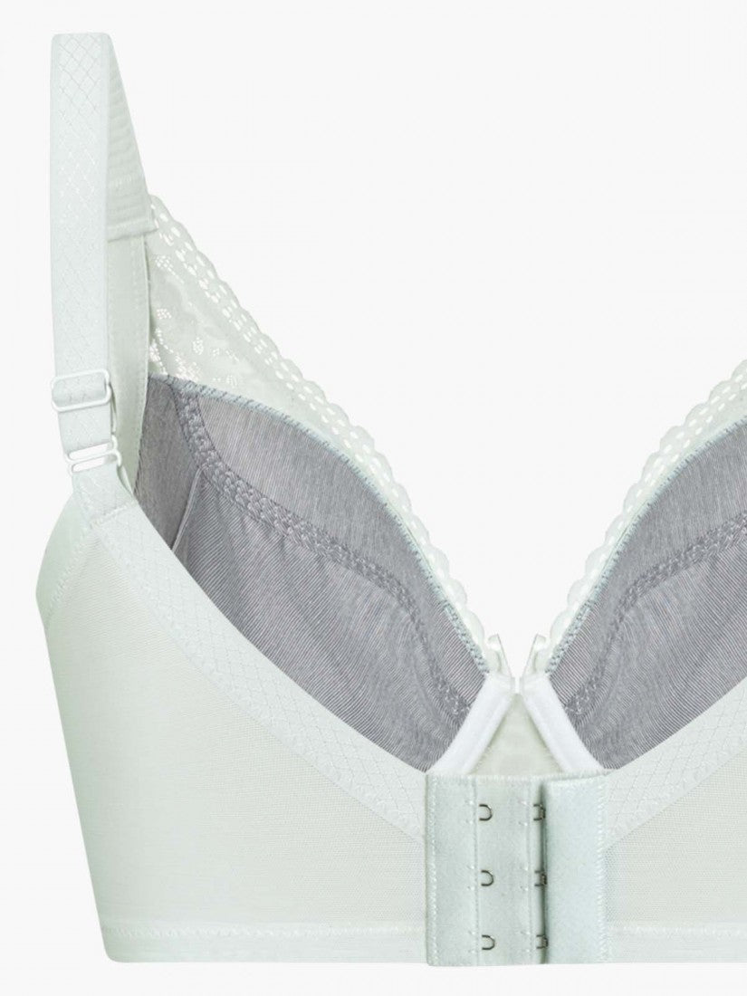 Lace Deep V Soft Cup Bra (Cup C-E)