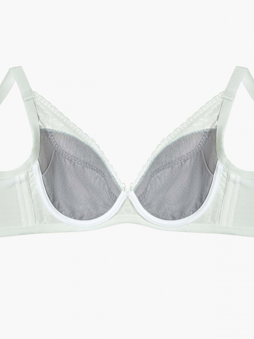 Lace Deep V Soft Cup Bra (Cup C-E)