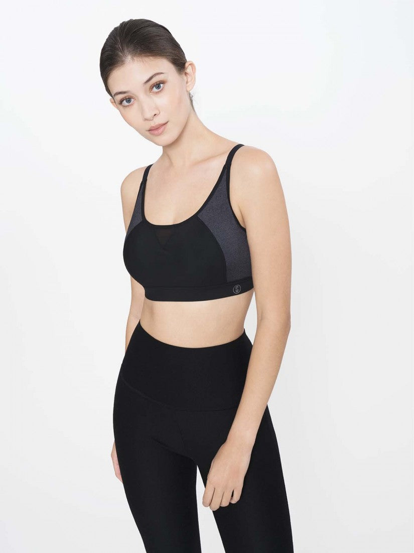 Melange Wireless Moulded Sports Bra (Cup B-D)