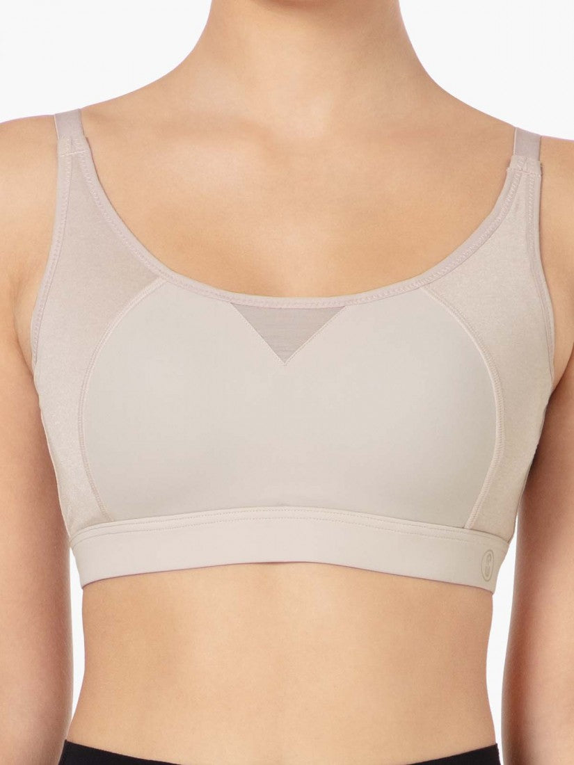 Melange Wireless Moulded Sports Bra (Cup B-D)
