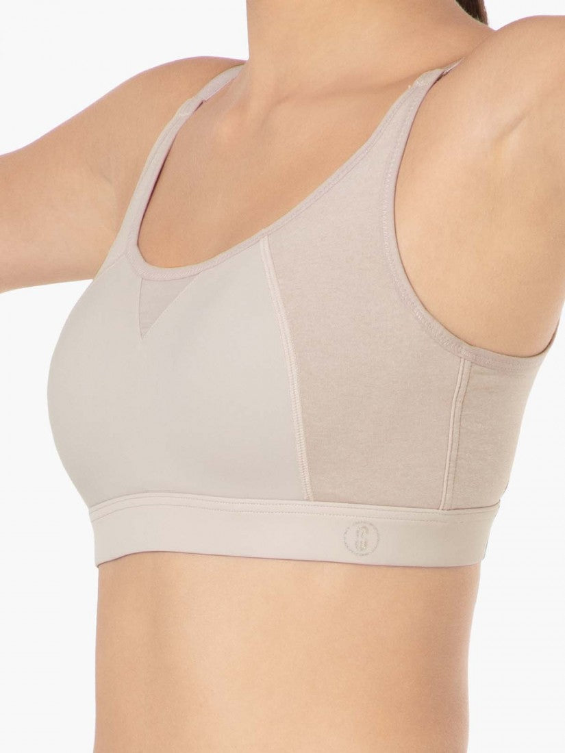 Melange Wireless Moulded Sports Bra (Cup B-D)