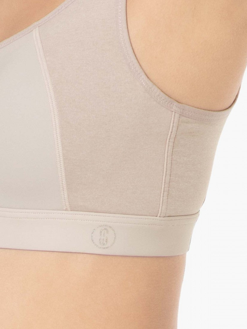 Melange Wireless Moulded Sports Bra (Cup B-D)
