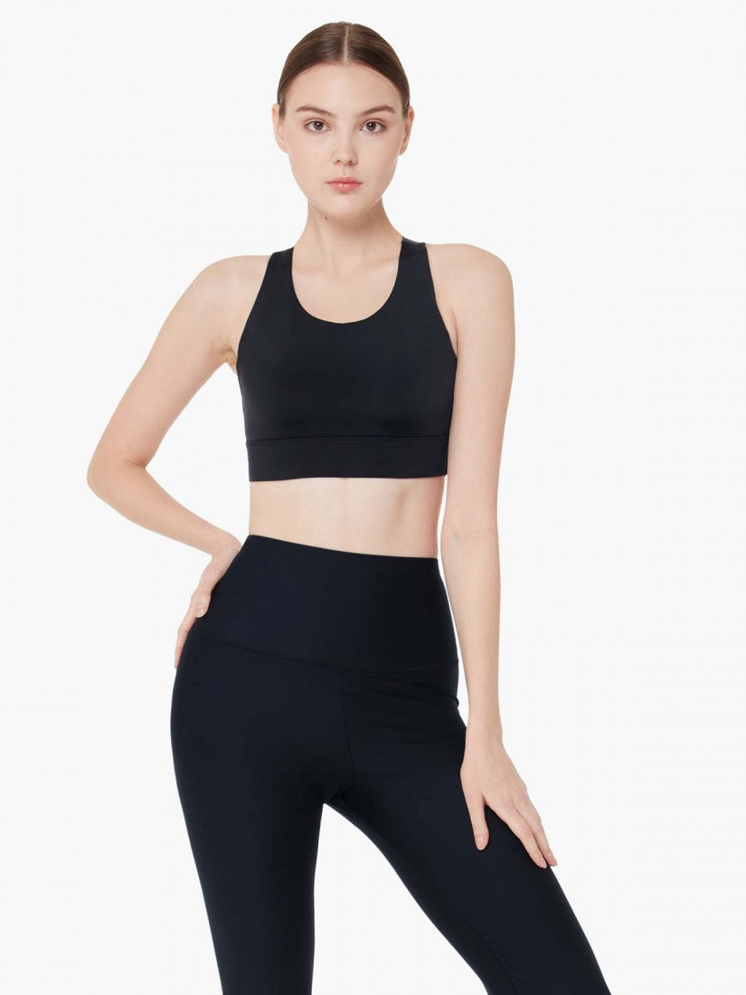 Racer Back Sports Bra Top (Cup E-F)