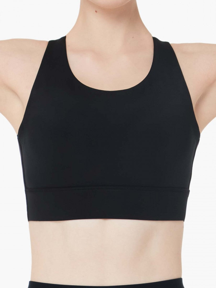 Racer Back Sports Bra Top (Cup E-F)