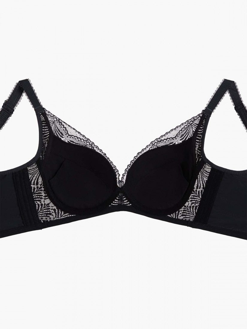 Memory Wire Deep V Push Up Moulded Bra (Cup B-D)